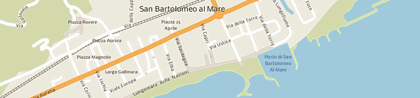 Mappa della impresa cosentino sas di cosentino giampiero e c a SAN BARTOLOMEO AL MARE