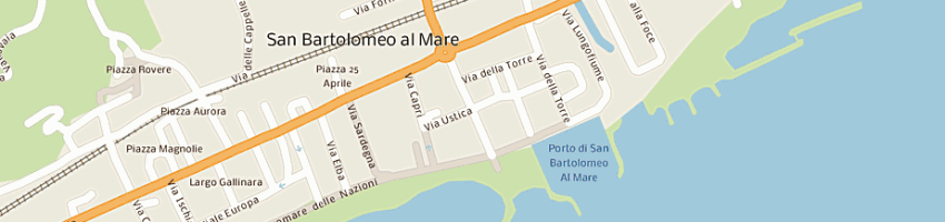 Mappa della impresa ctdi carmagnini tito a SAN BARTOLOMEO AL MARE