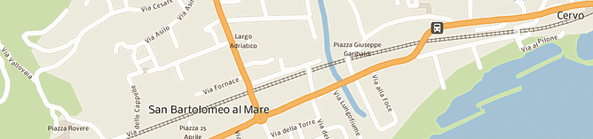 Mappa della impresa casa di riposo valverde a SAN BARTOLOMEO AL MARE