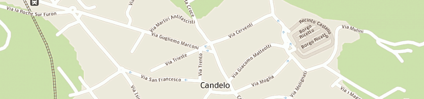 Mappa della impresa salza marco a CANDELO