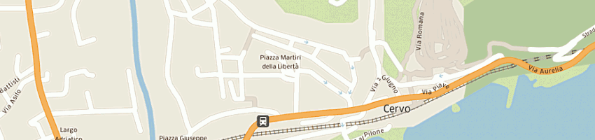 Mappa della impresa tait oddone ada a CERVO