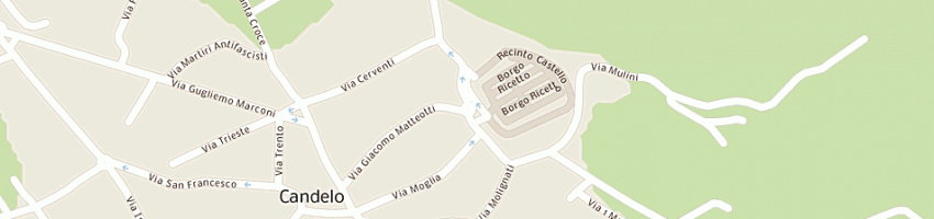 Mappa della impresa banca popolare di novara a CANDELO