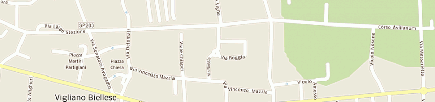 Mappa della impresa taverna alfredo a VIGLIANO BIELLESE