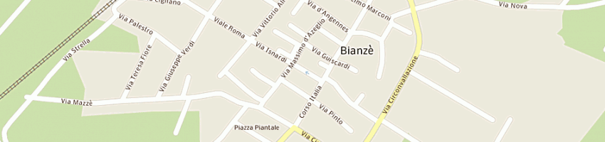 Mappa della impresa memo spa a BIANZE 