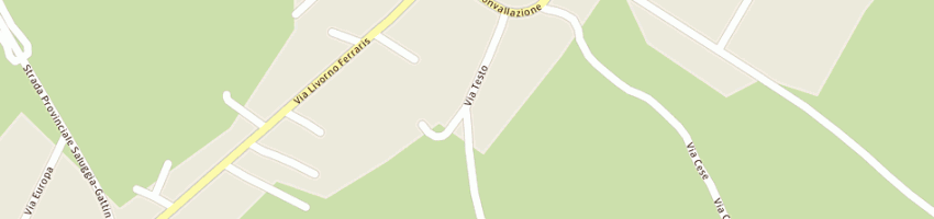 Mappa della impresa mg a BIANZE 