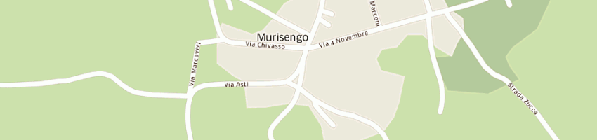 Mappa della impresa albergo regina di bosco colombina ec sas a MURISENGO