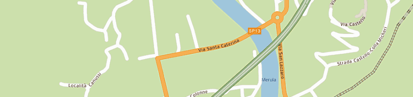 Mappa della impresa la valle degli oleandri srl a ANDORA
