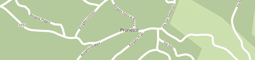 Mappa della impresa rabino d e d di rabino danilo e diego snc a PRUNETTO