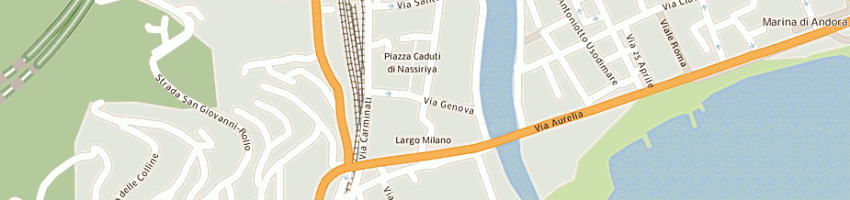 Mappa della impresa bianco silvio a ANDORA