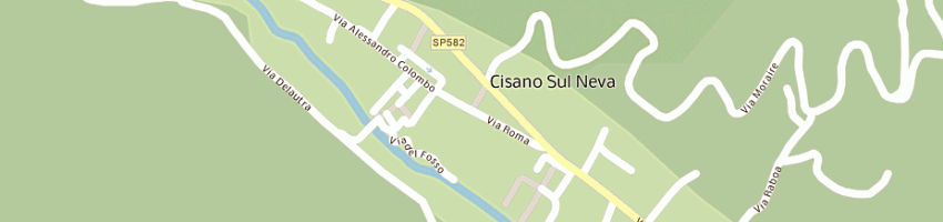 Mappa della impresa ligure carni di manini alvo e c (snc) a CISANO SUL NEVA