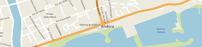 Mappa della impresa mct srl a ANDORA