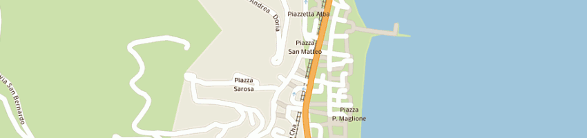 Mappa della impresa albergo tre ciuffi a LAIGUEGLIA