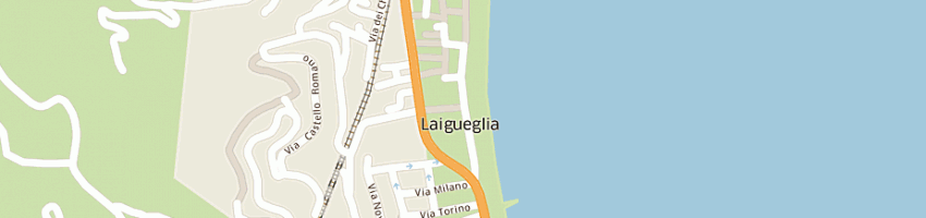 Mappa della impresa bar bagni ondina di daniele maria e savoini daniela snc a LAIGUEGLIA