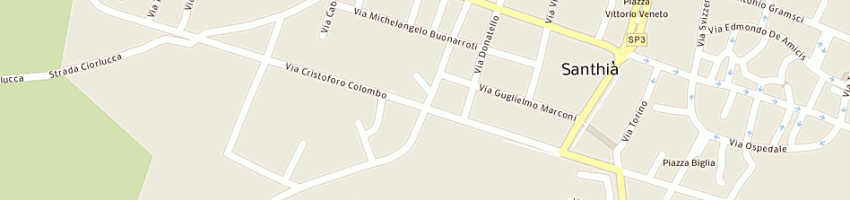 Mappa della impresa bossola carlo a SANTHIA 