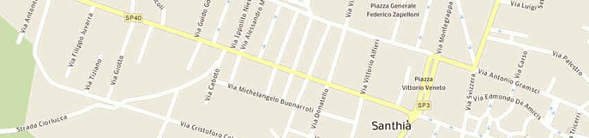 Mappa della impresa base di roberto barisone e c - snc a VERCELLI