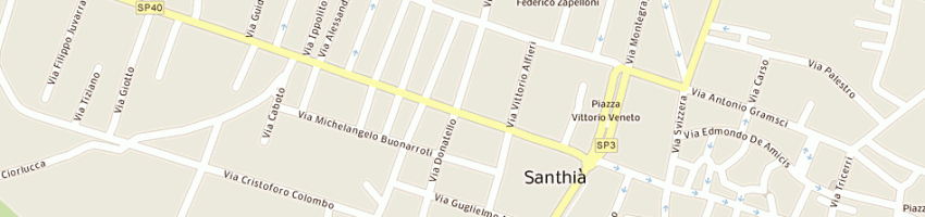 Mappa della impresa di tommaso antonio a SANTHIA 