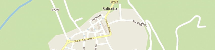 Mappa della impresa mazzone pierluigi a SALICETO