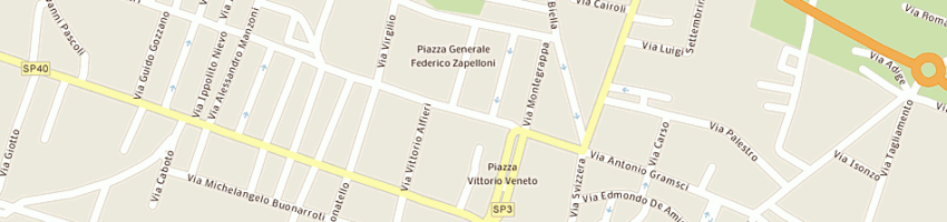 Mappa della impresa comune di santhia' a SANTHIA 