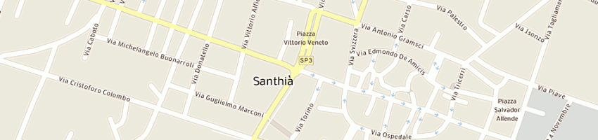 Mappa della impresa morello giuseppe a SANTHIA 