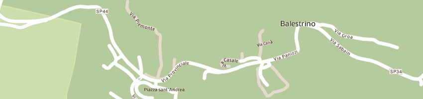 Mappa della impresa ristorante bar pastorino a BALESTRINO