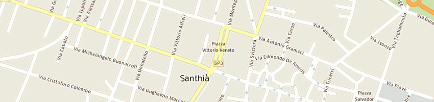 Mappa della impresa sipa di simona bartolini e c sas a SANTHIA 