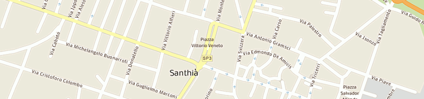 Mappa della impresa comtur srl a SANTHIA 