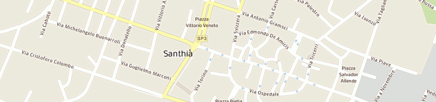 Mappa della impresa gullino patrizia a SANTHIA 