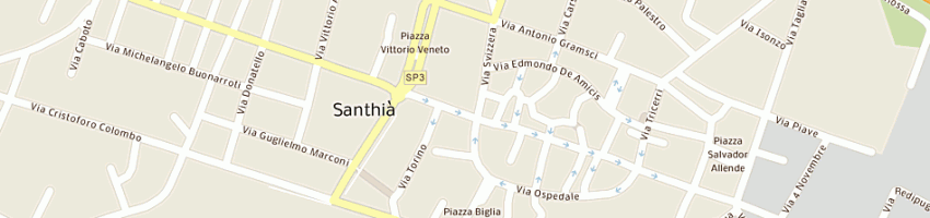 Mappa della impresa pucci giovanna a SANTHIA 