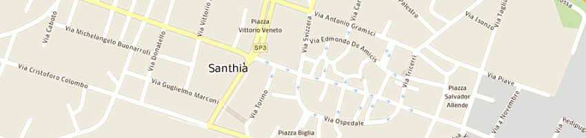 Mappa della impresa avandero enzo e c snc a SANTHIA 