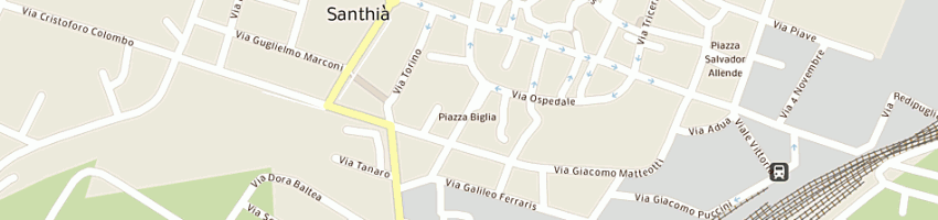 Mappa della impresa aime antonio a SANTHIA 