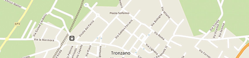 Mappa della impresa l'essenza centro estetico di venturin tatiana a TRONZANO VERCELLESE