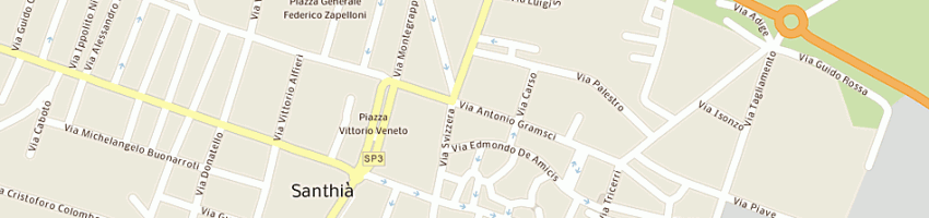 Mappa della impresa parise ivano a SANTHIA 