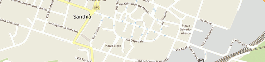 Mappa della impresa centro estetico donna in di stognone federica a SANTHIA 