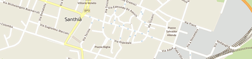 Mappa della impresa fracasso lara a SANTHIA 