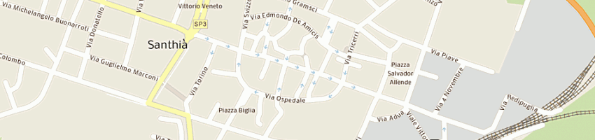 Mappa della impresa tancini tiziana a SANTHIA 