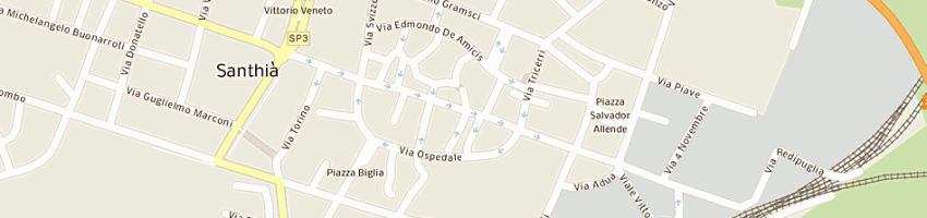Mappa della impresa le matite di cogo giavanna a SANTHIA 