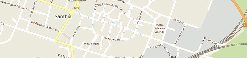 Mappa della impresa vanoli pio e francesco a SANTHIA 