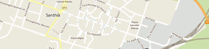 Mappa della impresa pistono fabrizio a SANTHIA 