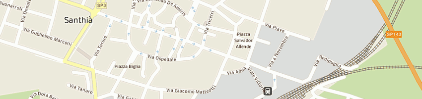 Mappa della impresa varalda patrizia a SANTHIA 