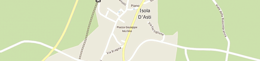 Mappa della impresa l'isola del rustico di saracco giuseppe a ISOLA D ASTI