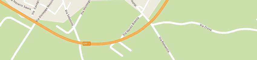 Mappa della impresa centro estetico immagine di mairone barbara a TRONZANO VERCELLESE