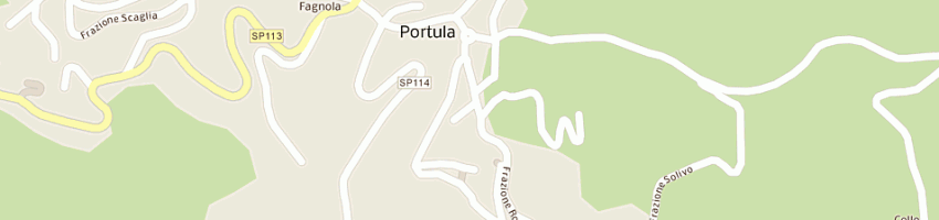 Mappa della impresa asilo infantile di matrice a PORTULA