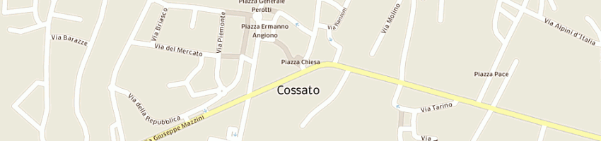 Mappa della impresa colombo giuliano a COSSATO