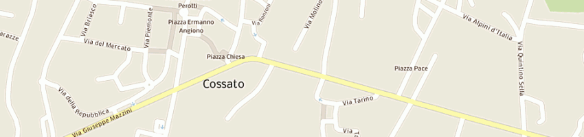 Mappa della impresa borio enrico a COSSATO