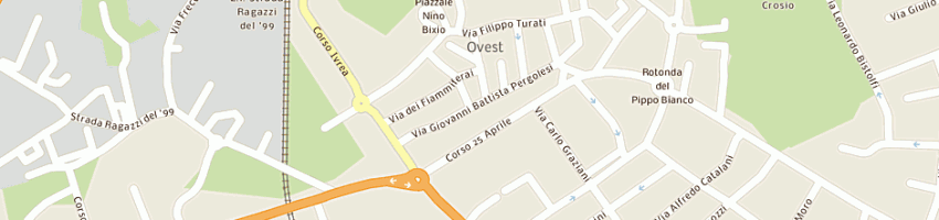 Mappa della impresa giuliani bruno a ASTI