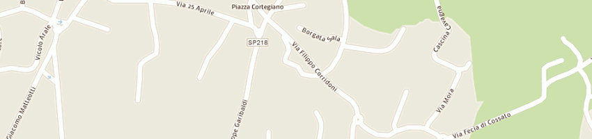 Mappa della impresa associazione biellese di volontariato a COSSATO