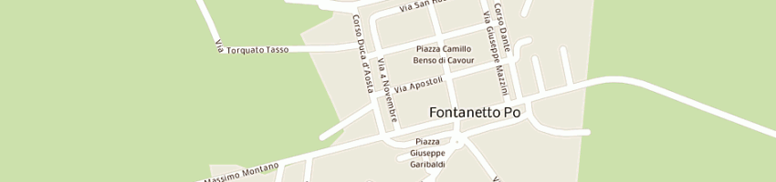 Mappa della impresa fresche bonta' di mudaro santo a FONTANETTO PO