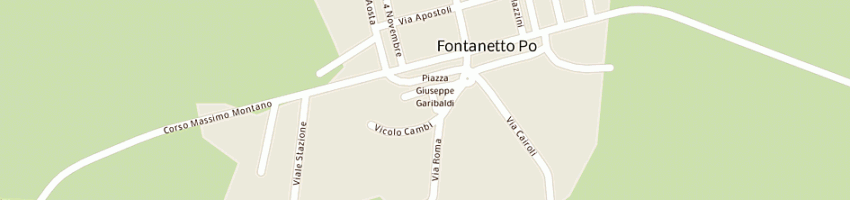 Mappa della impresa gnoato antonietta a FONTANETTO PO