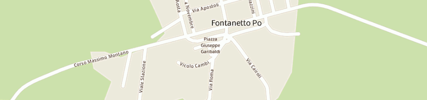 Mappa della impresa scuola elementare a FONTANETTO PO
