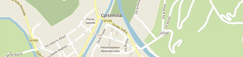 Mappa della impresa corpo forestale dello stato a CORTEMILIA